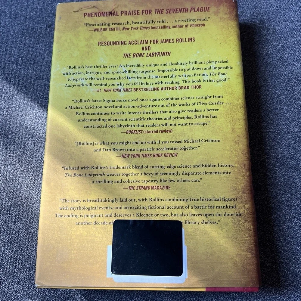 Seventh Plague HC James Rollins Good
